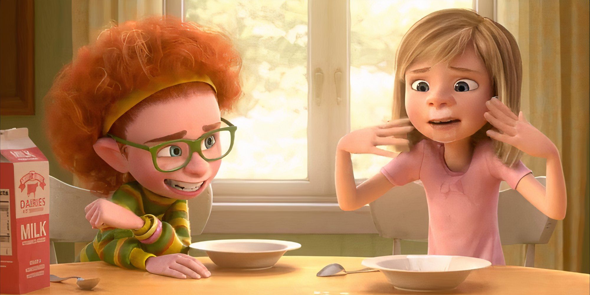 Riley and her friend in Inside Out