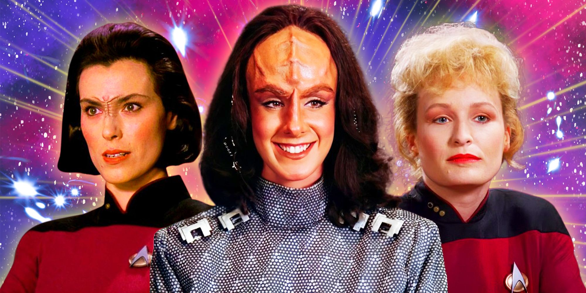 Ro Laren, K’Ehleyr, & Commander Elizabeth Shelby Star Trek TNG