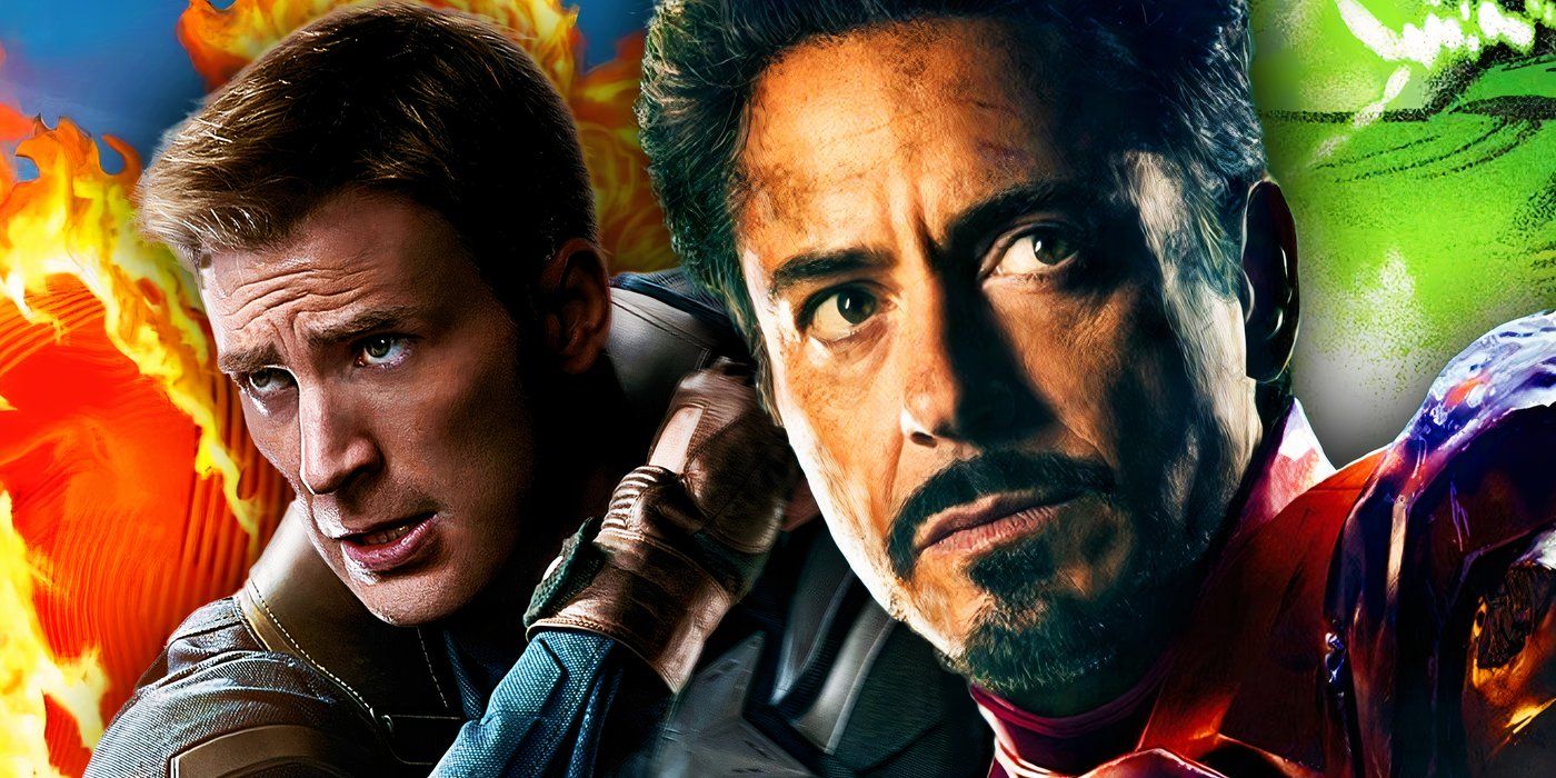 Robert Downey Jr. and Chris Evans reuniting as the Human Torch and Doctor Doom in the MCU