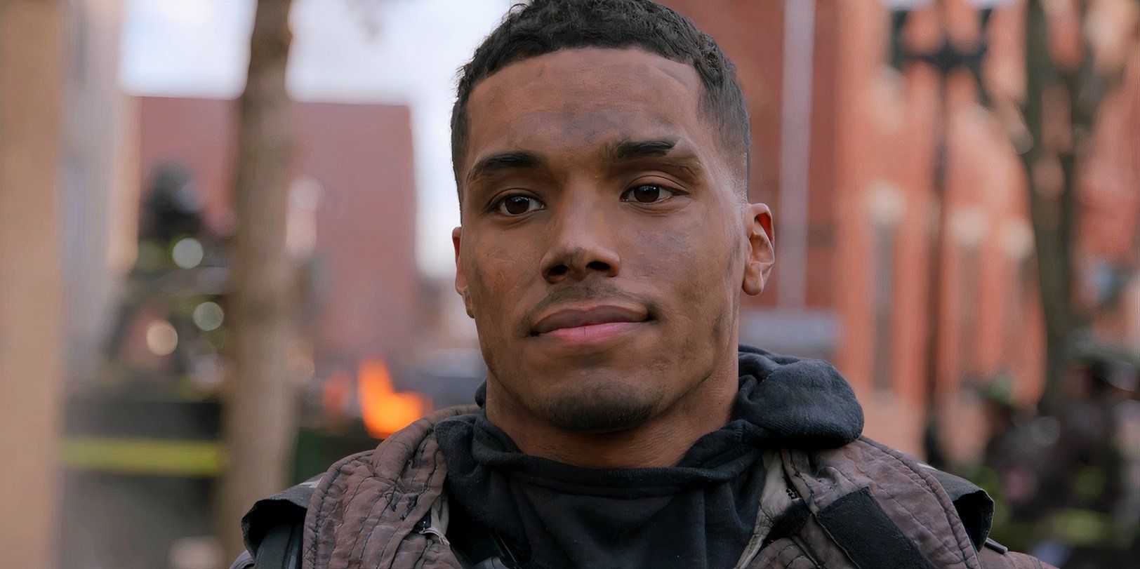 Rome Flynn as Derrick Gibson in Chicago Fire season 12