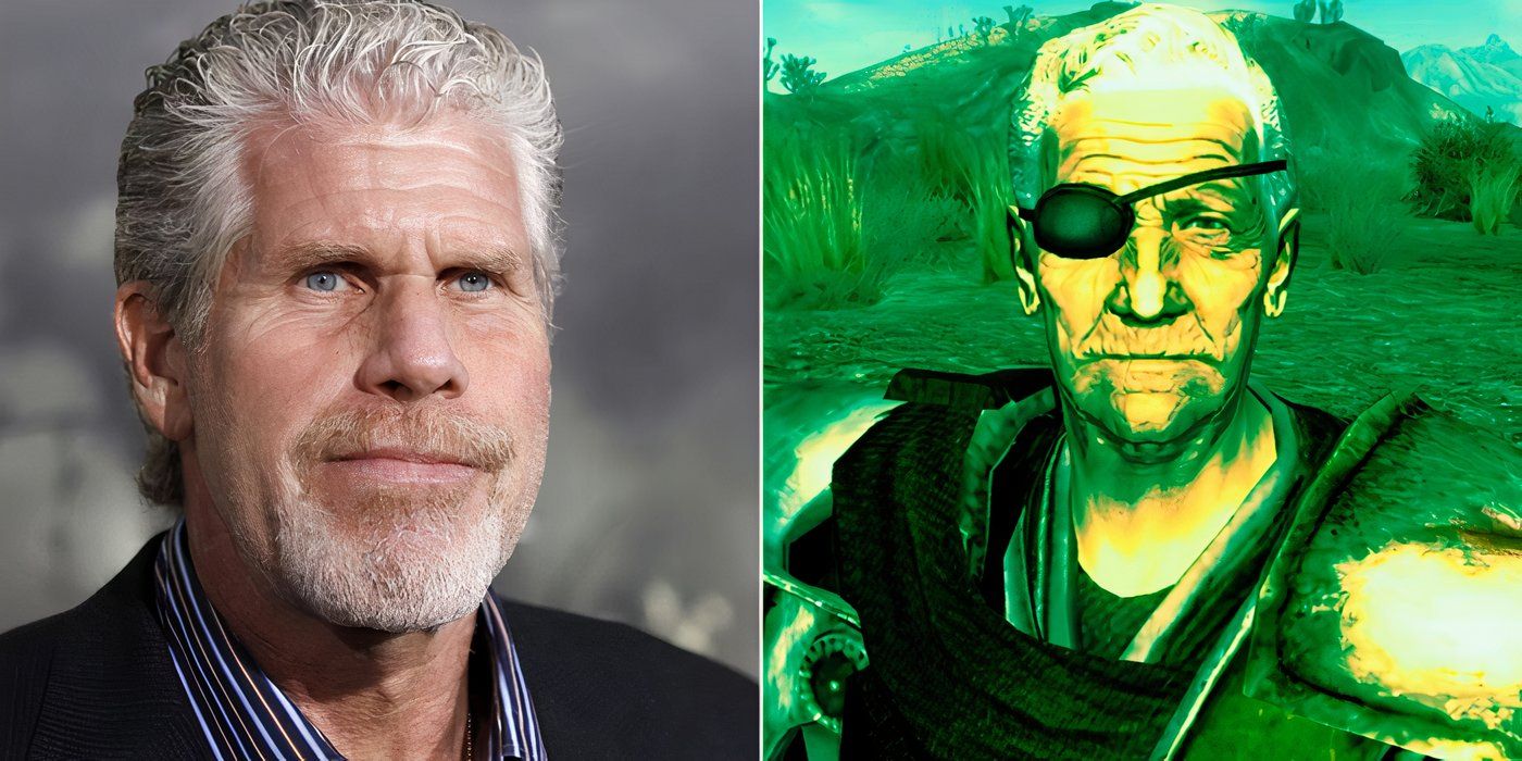 Ron Perlman and his Fallout character