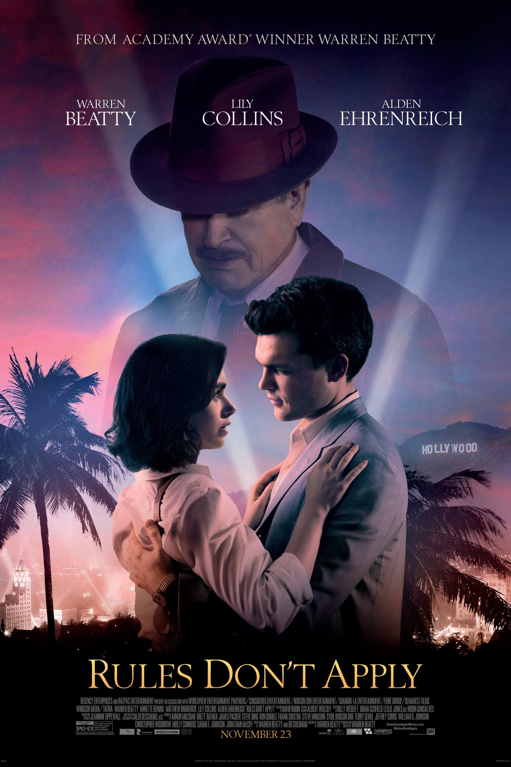 Rules Don&rsquo;t Apply (2016) - poster