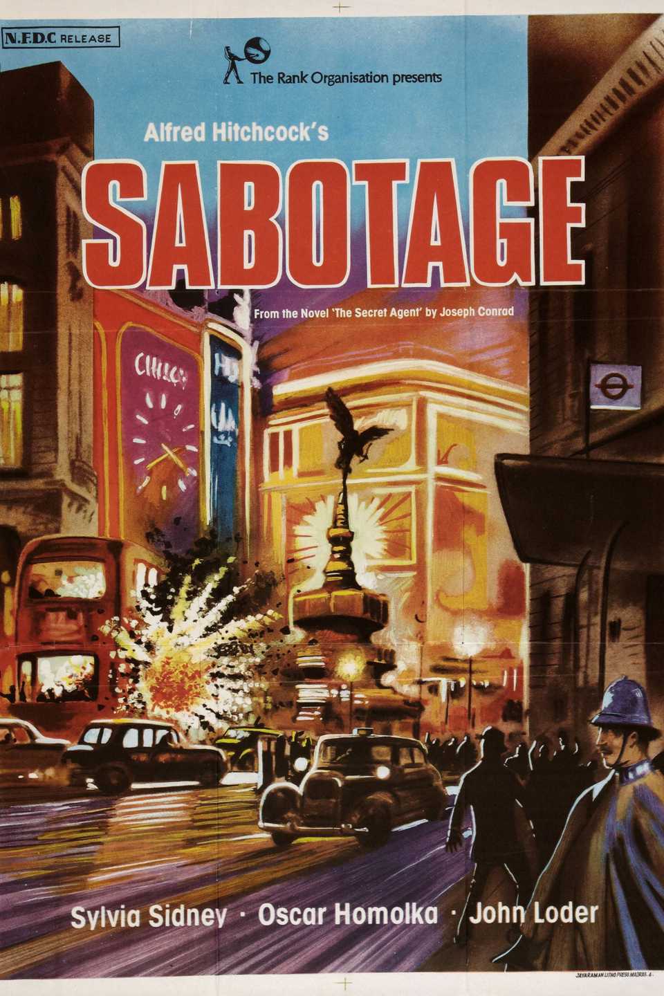 Sabotage (1936) - Poster