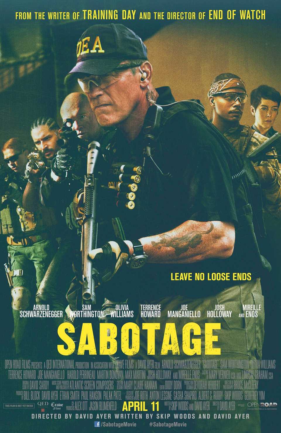 Sabotage 2014 Film Poster