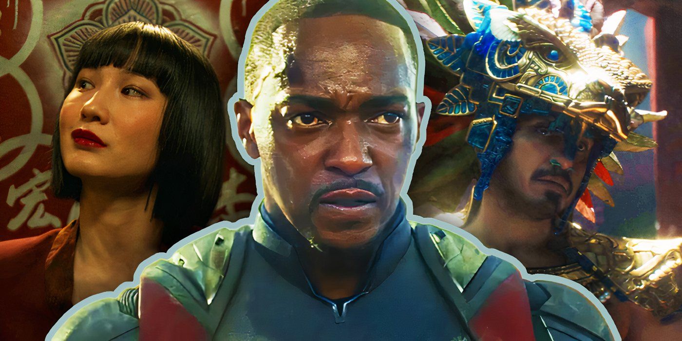 Sam Wilson in Captain America Brave New World with Xu Xialing and Namor in the MCU's Phase 4