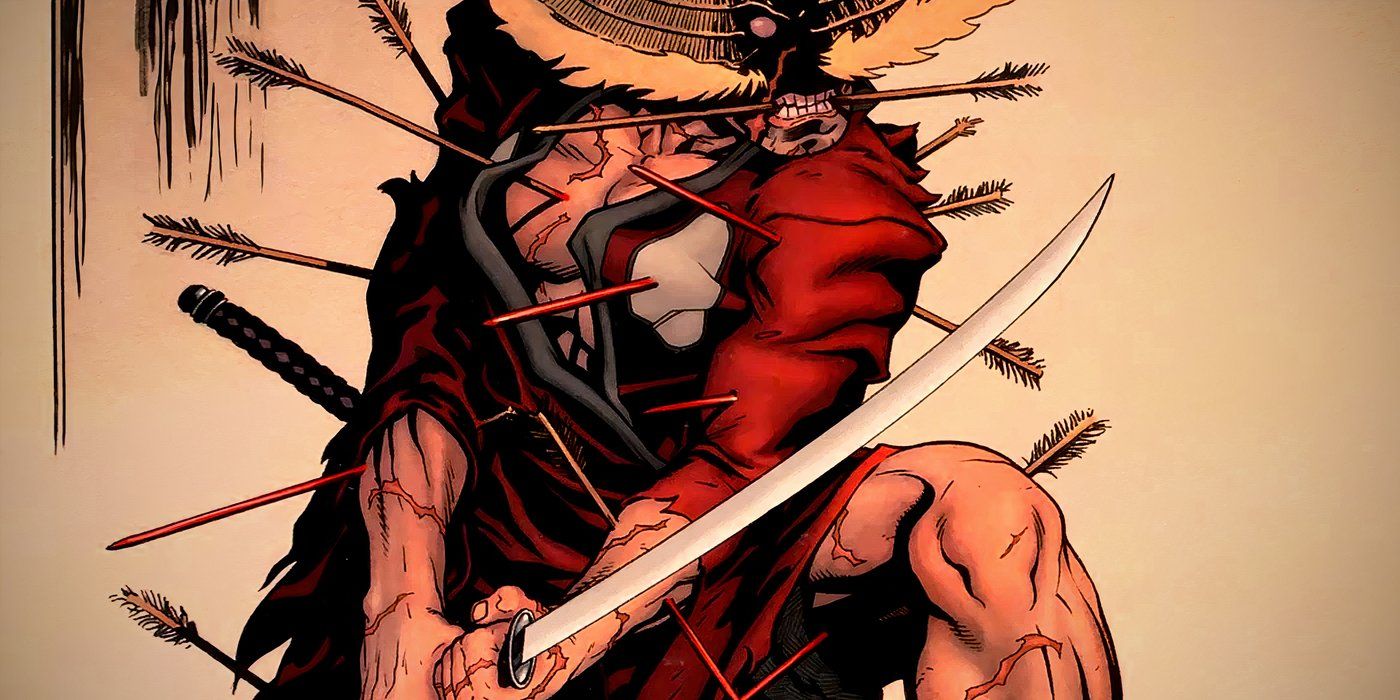 Samurai Deadpool in 5 Ronin Marvel Comic Cover Art