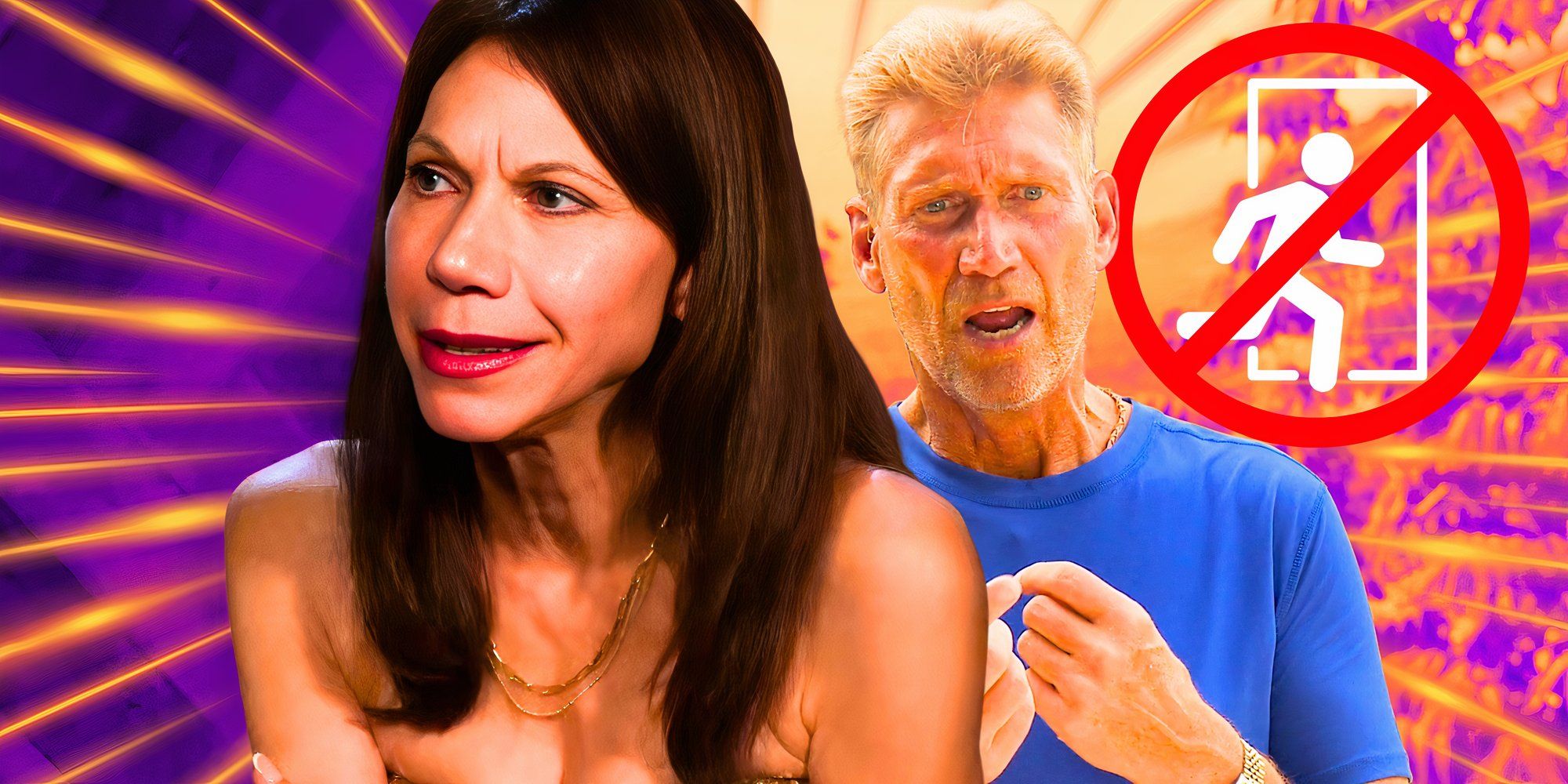 the golden bachelor - Theresa Nist looking mad with Gerry turner trying to explain himself in background