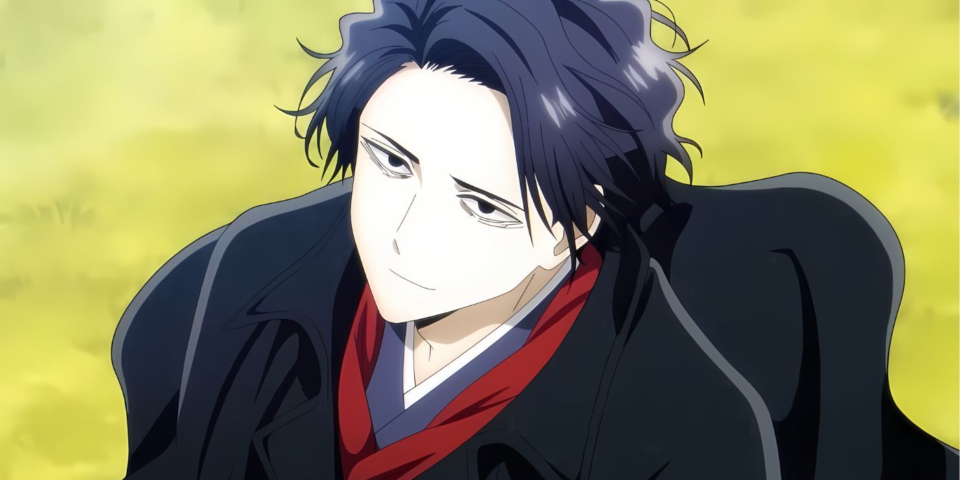 Sensei looking up in the sky in No Longer Allowed in Another World