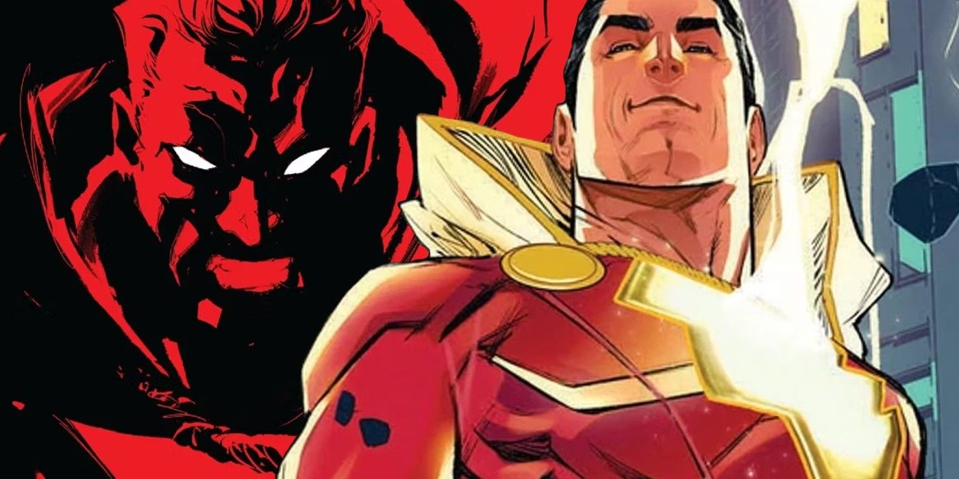 shazam looking both heroic and evil