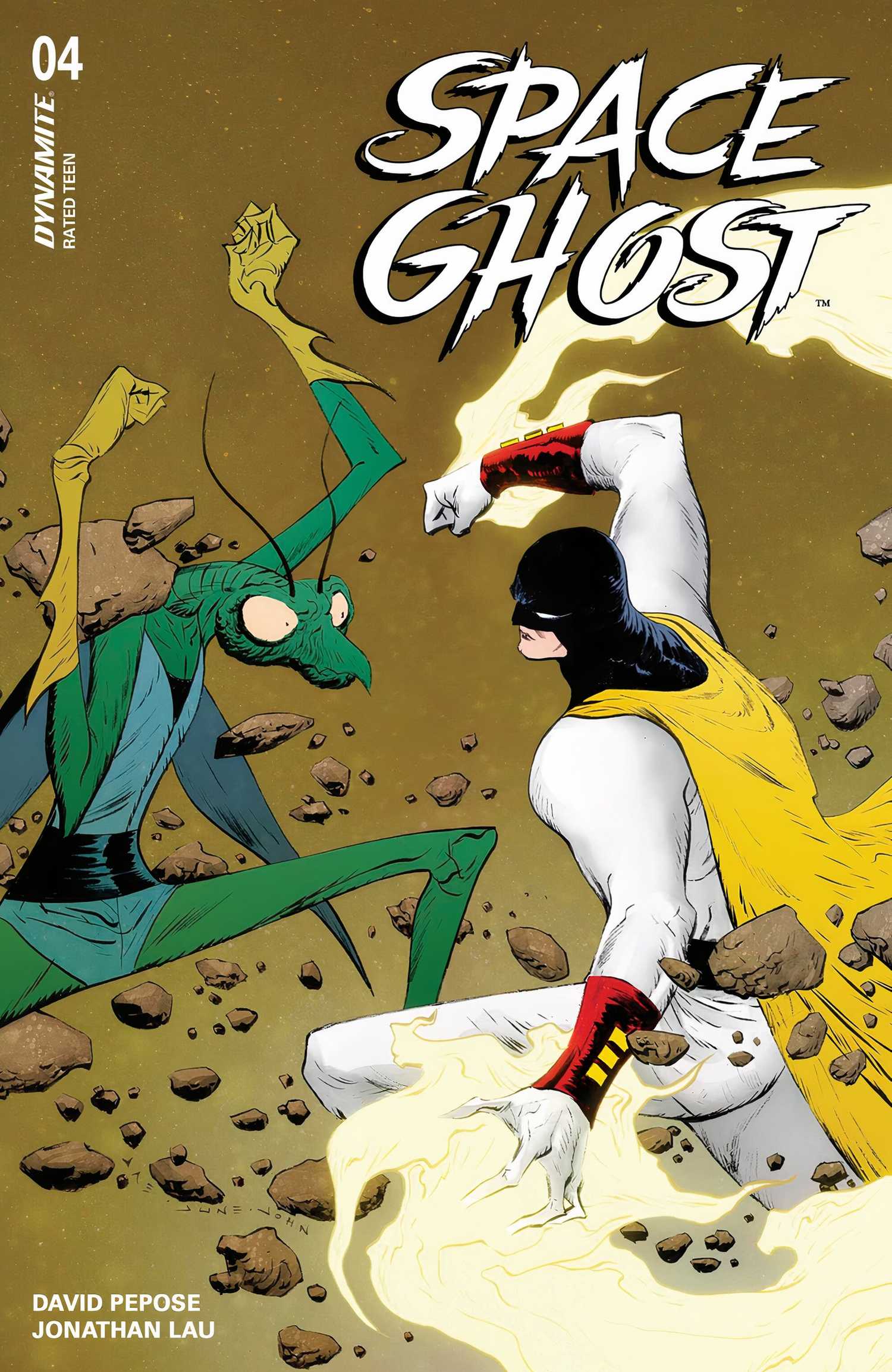 Space Ghost 4 cover, featuring Space Ghost and Zorak