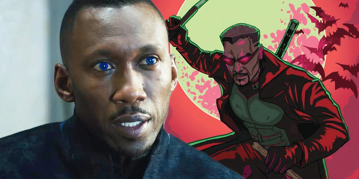 Split image of Mahershala Ali and Blade