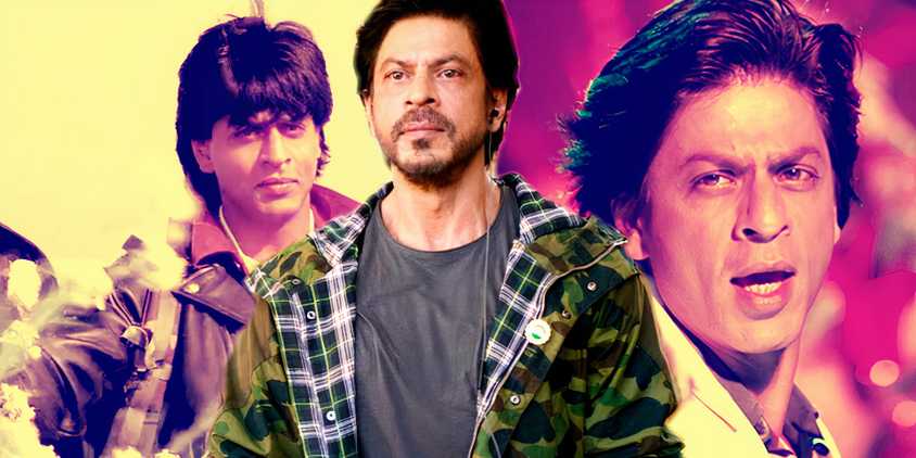 SRK as Hardy in Dunki, Om singing in Om Shanti Om, and SRK in DDLJ