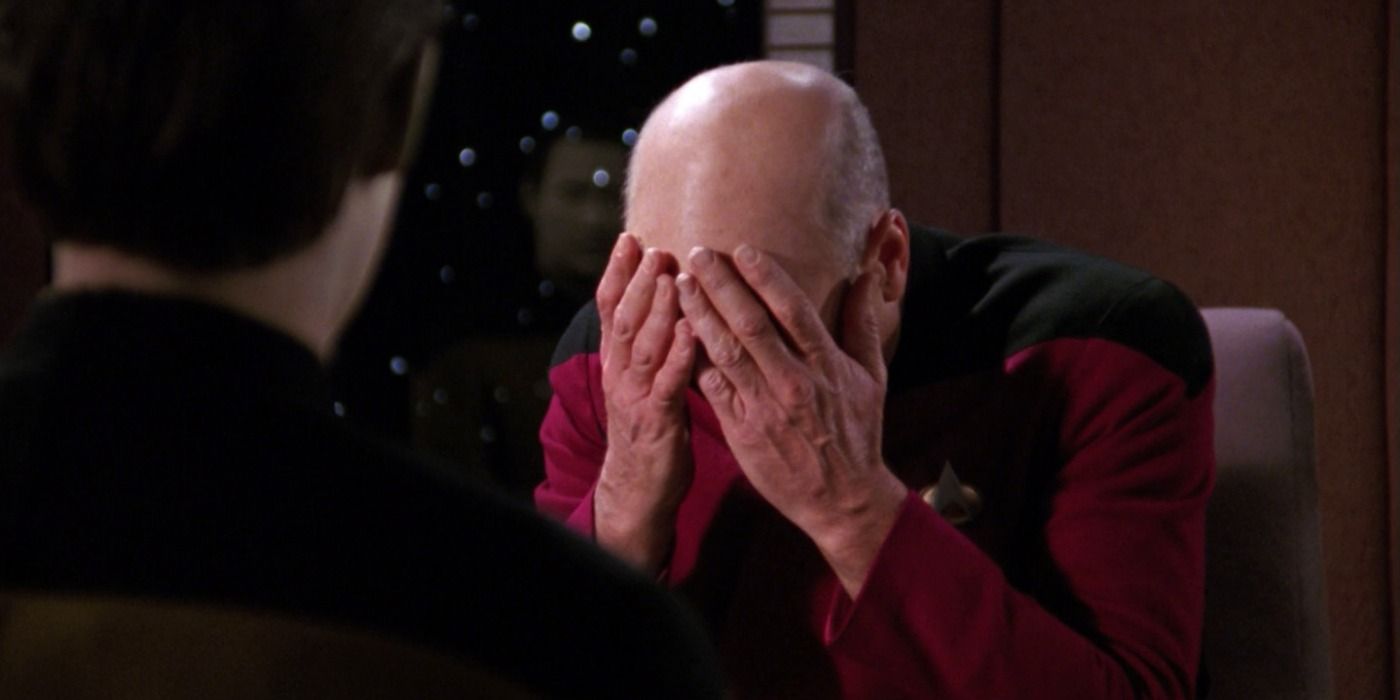 Why Picards Facepalm Became Star Trek: TNGs Most Popular Meme