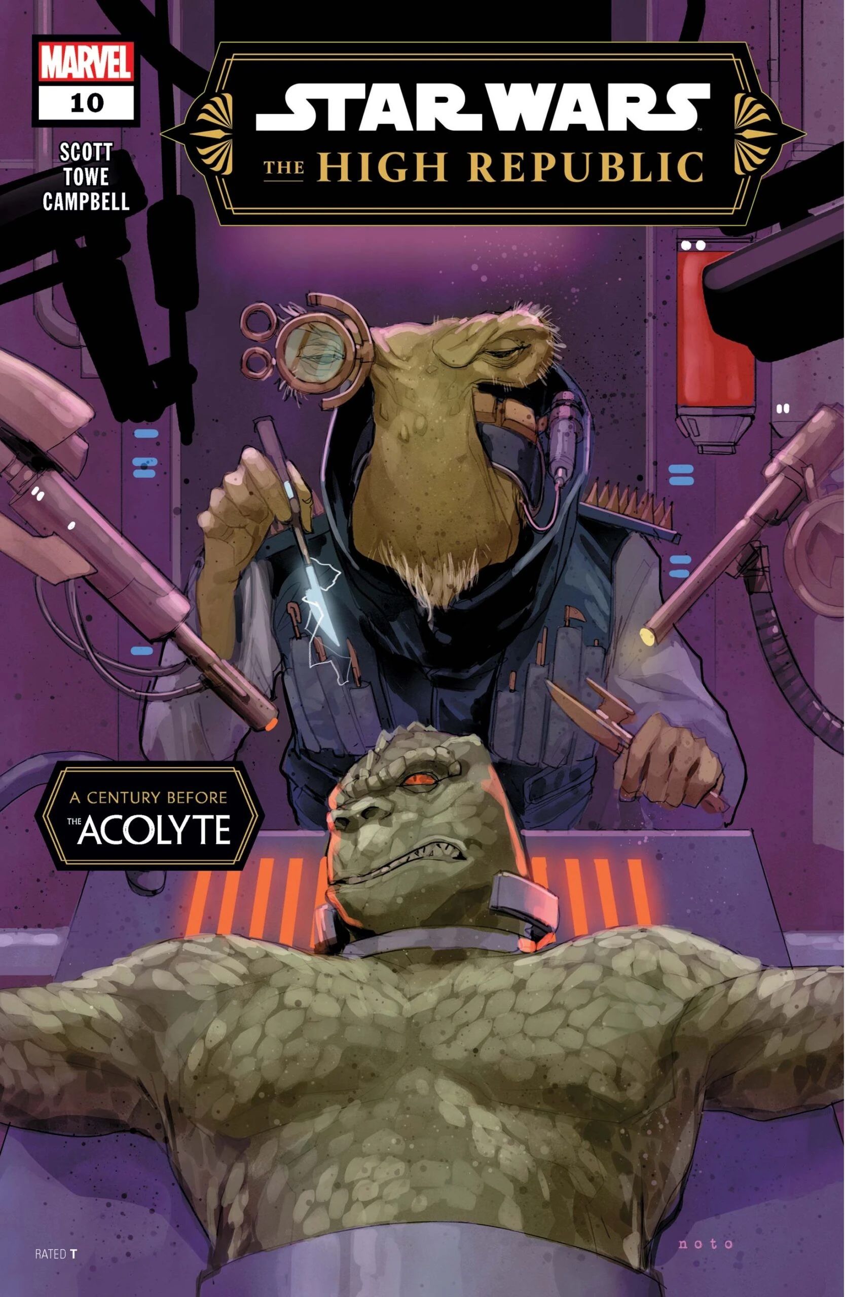 Star Wars High Republic #10 Arte da capa