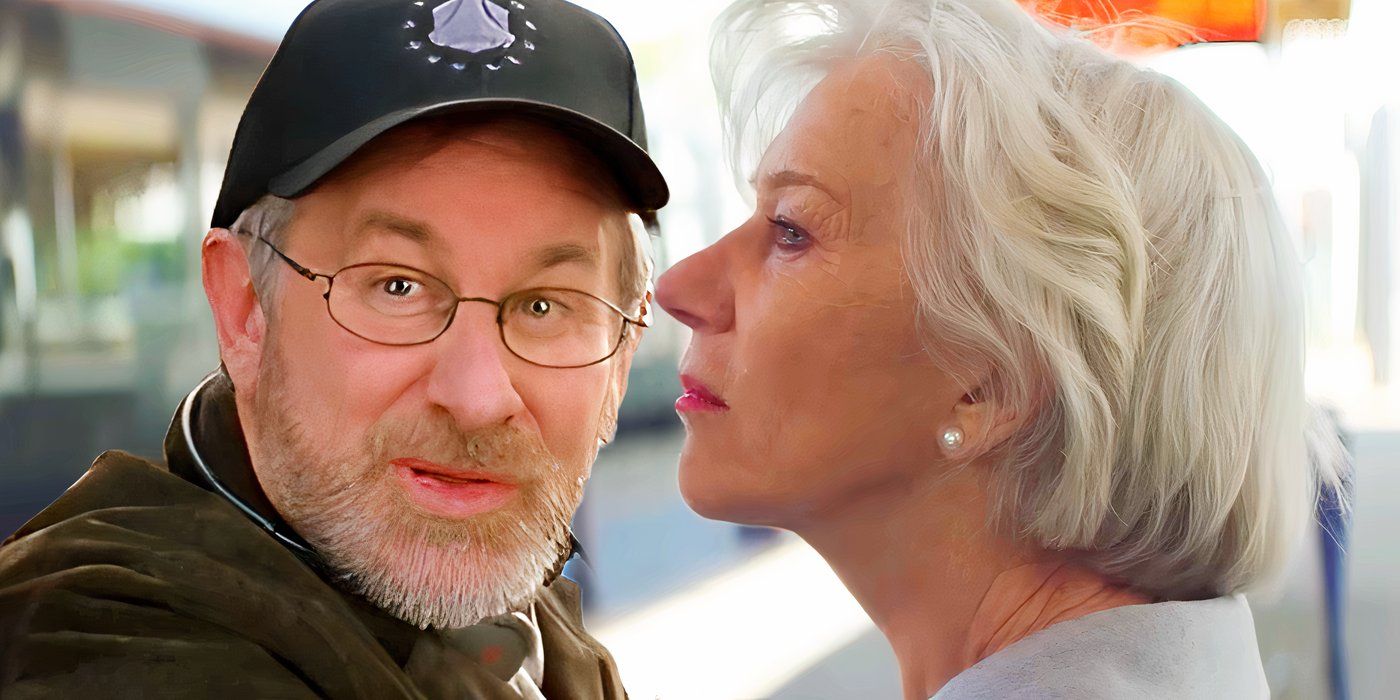 Steven Spielberg Visits Set Of Pierce Brosnan & Helen Mirren's Netflix Murder Mystery In Charming Photo