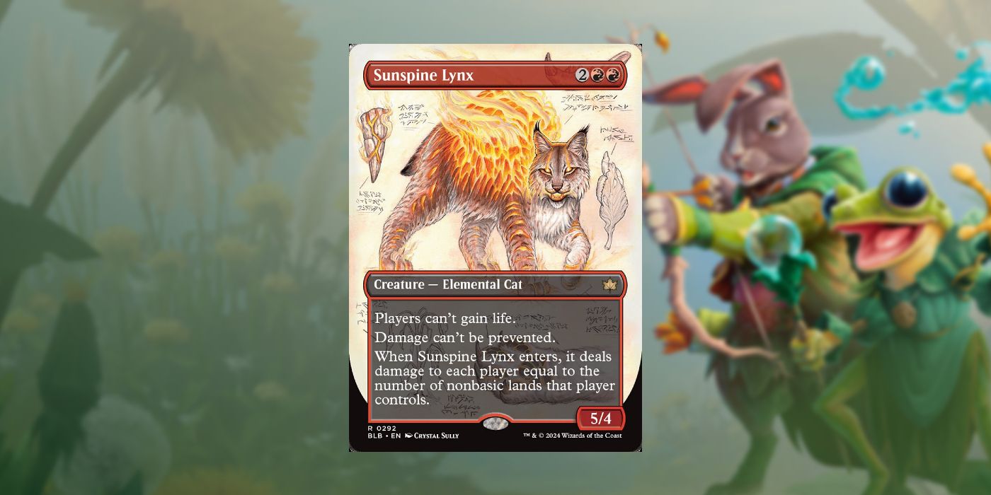 Melhores cartas de Sunspine Lynx MTG Bloomburrow