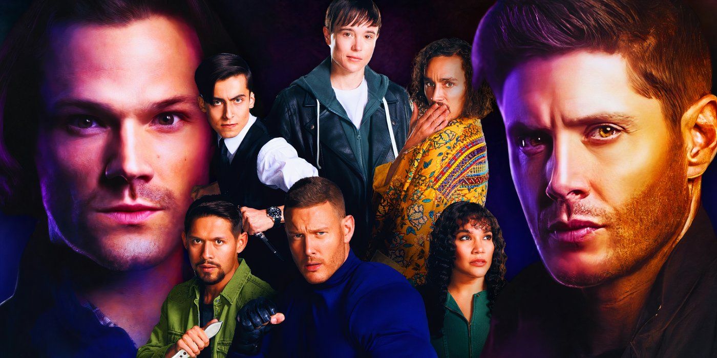 Characters from Supernatural and Umbrella Academy