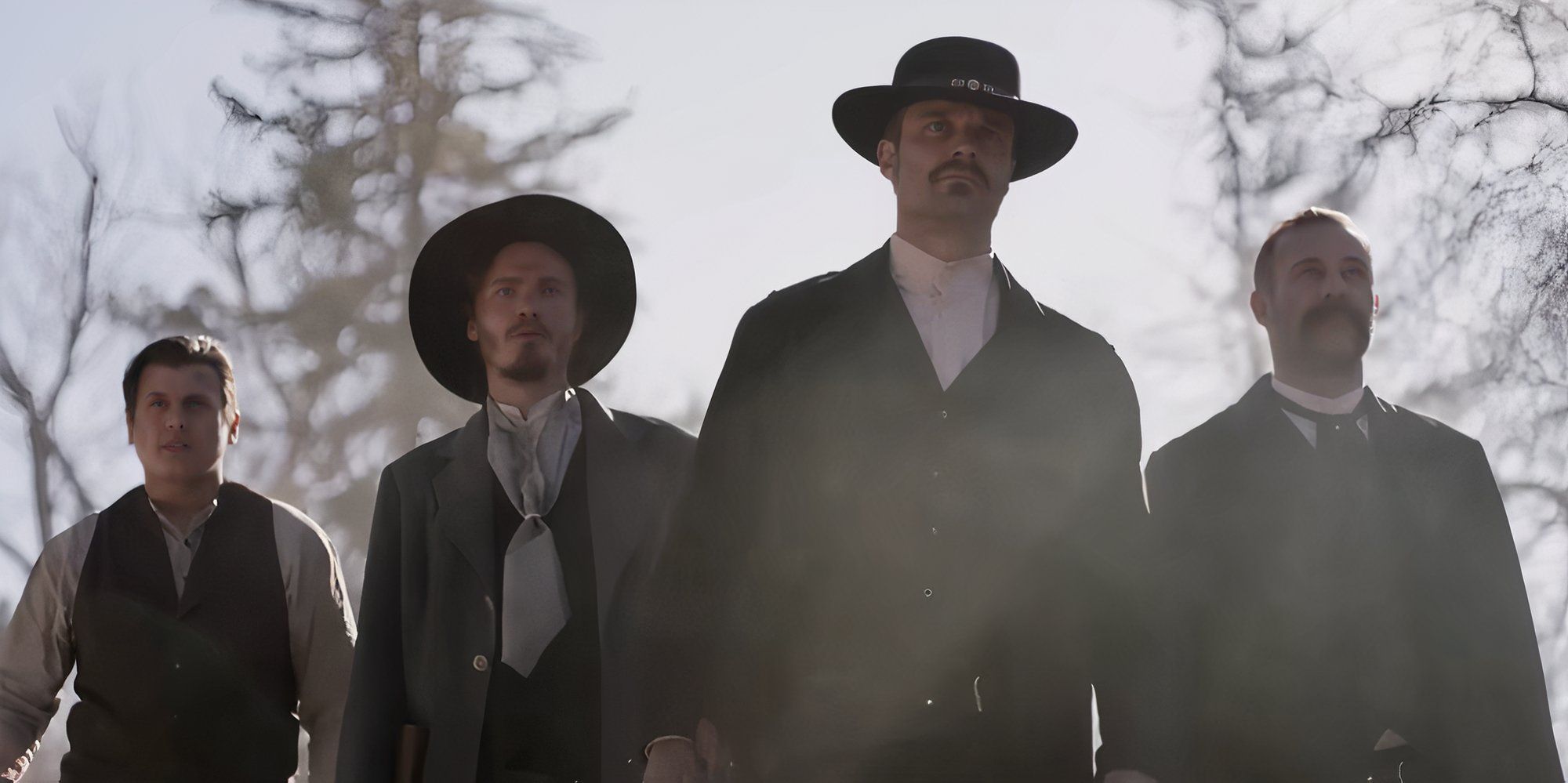 El clan Earp en Wyatt Earp y la guerra de los vaqueros