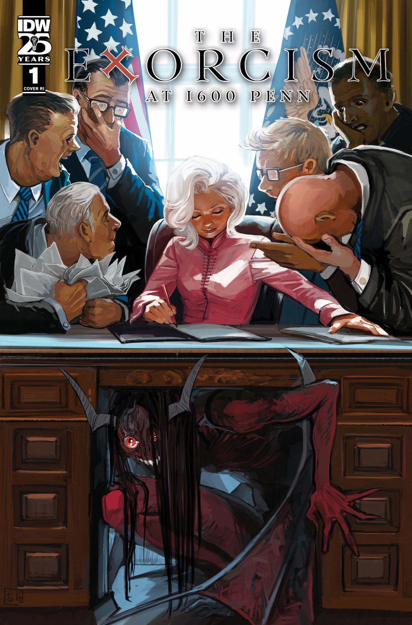 The Exorcism at 1600 Penn #1 Variant Comic Cover RI