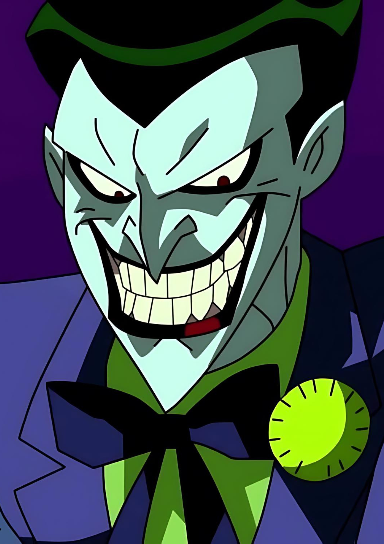 the-joker-in-batman-the-animated-series-1992 Este cosplay de Heath Ledger Joker prova que o design merece uma estréia em quadrinhos