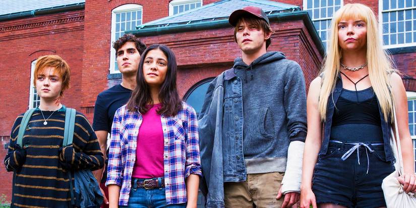 The New Mutants team escaping