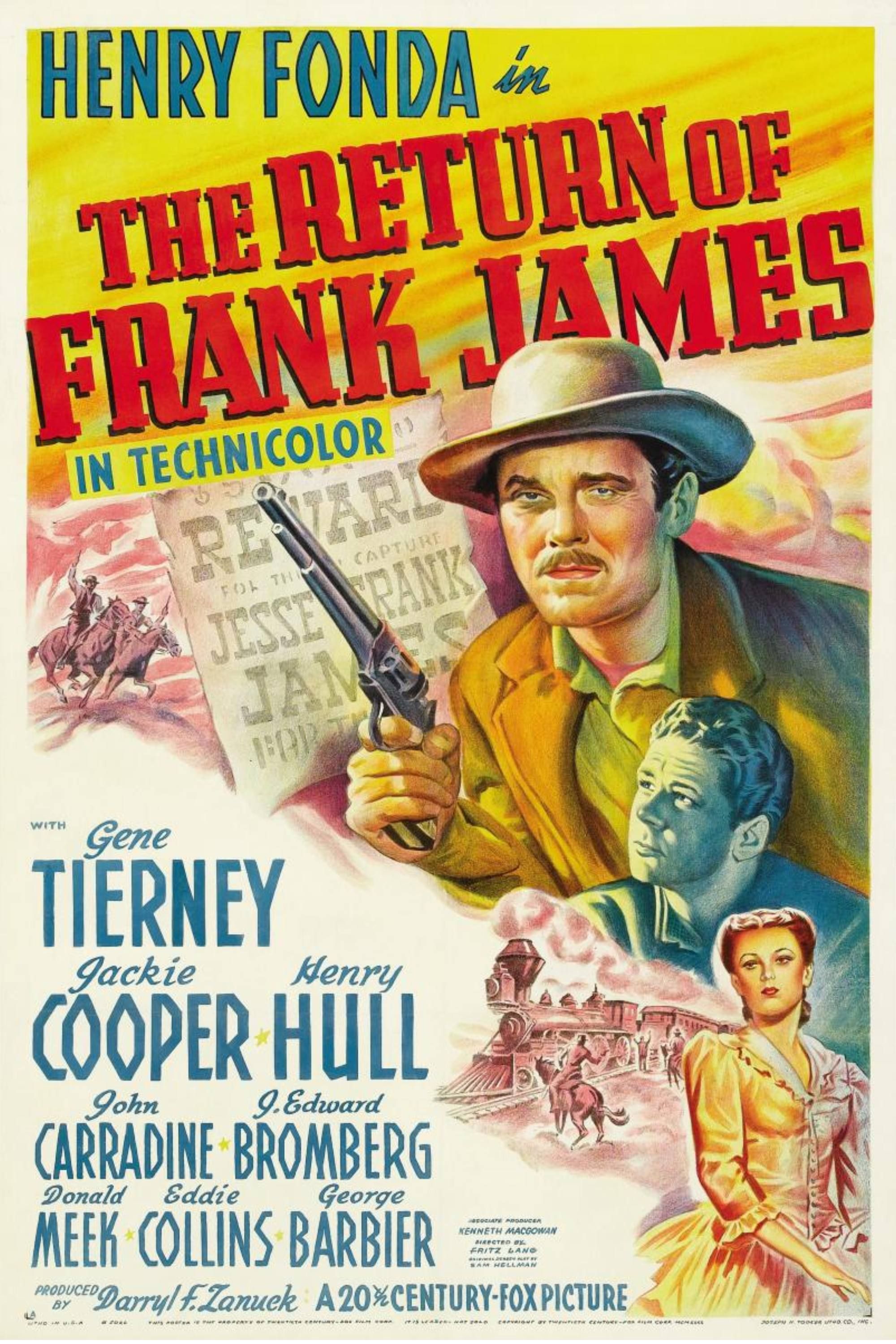The Return of Frank James (1940) - Poster