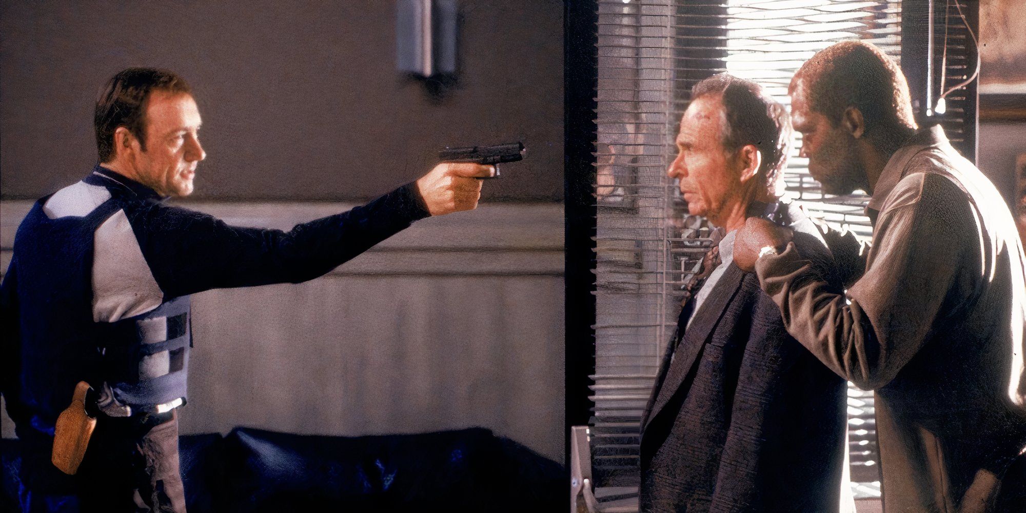 The standoff with KeviN Spacey and Samuel L. Jackson in The Negotiator