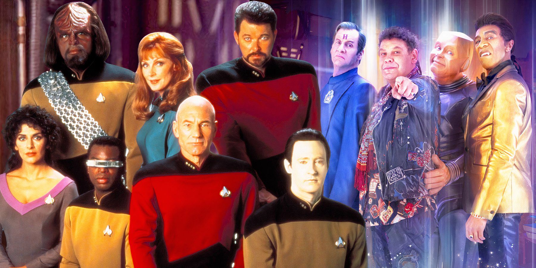 The Star Trek_ TNG cast and the Red Dwarf cast