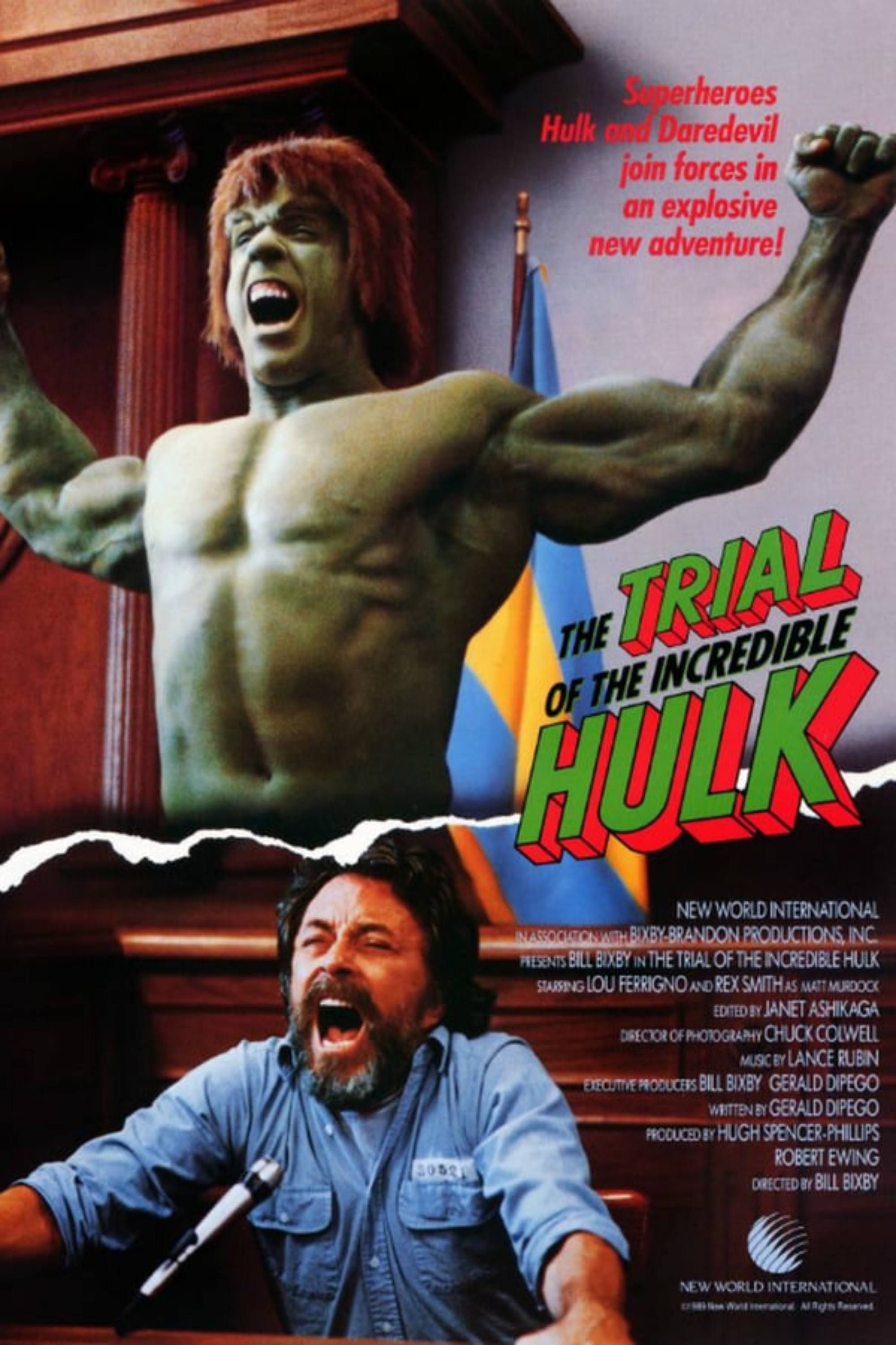 The Trial of the Incredible Hulk (1989) - pOster