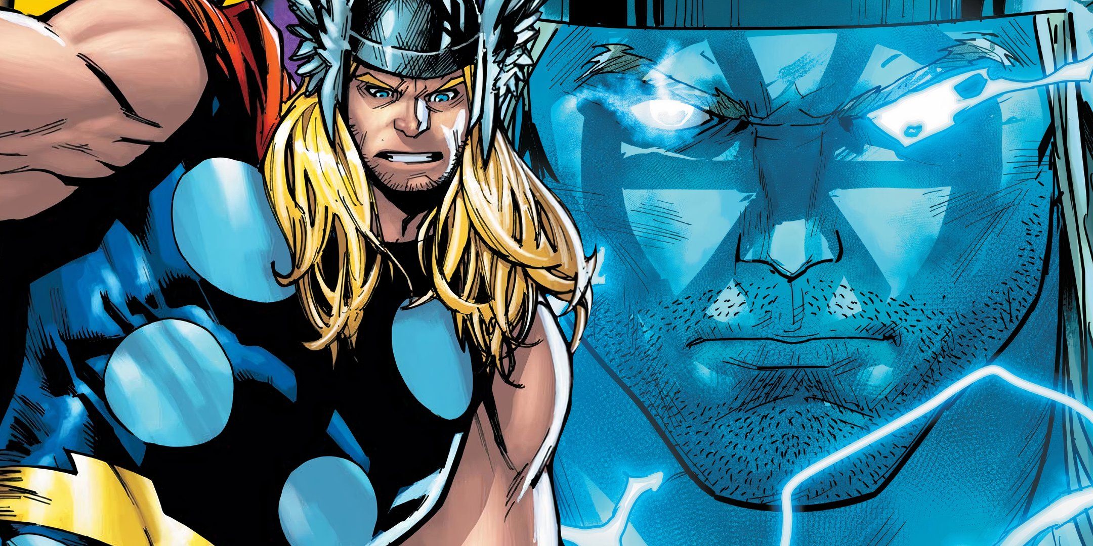 Thor Looking Down as Thor Overflows with Power Marvel Featured