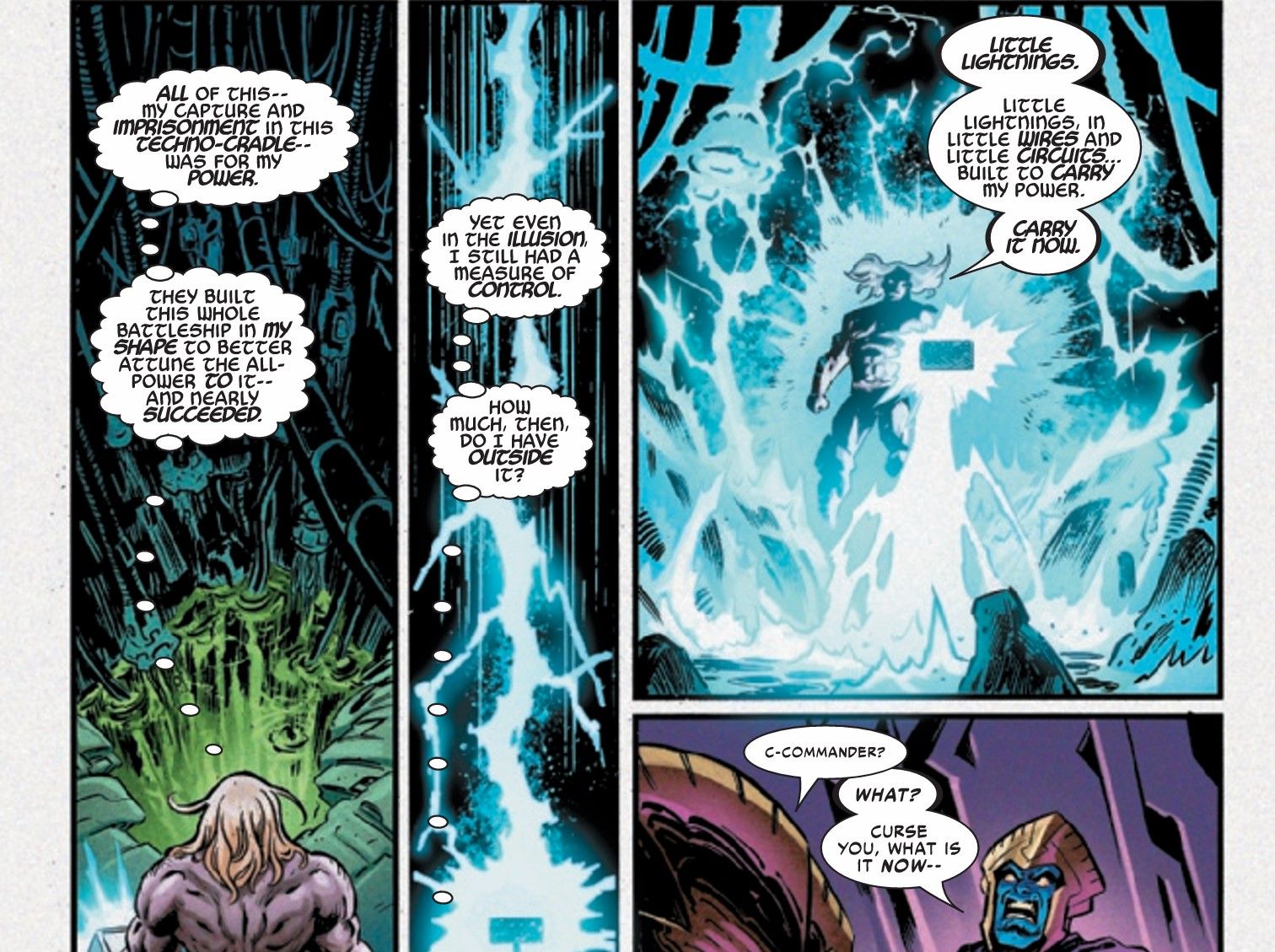 Thor talks to Lightning in Giant-Size Thor #1