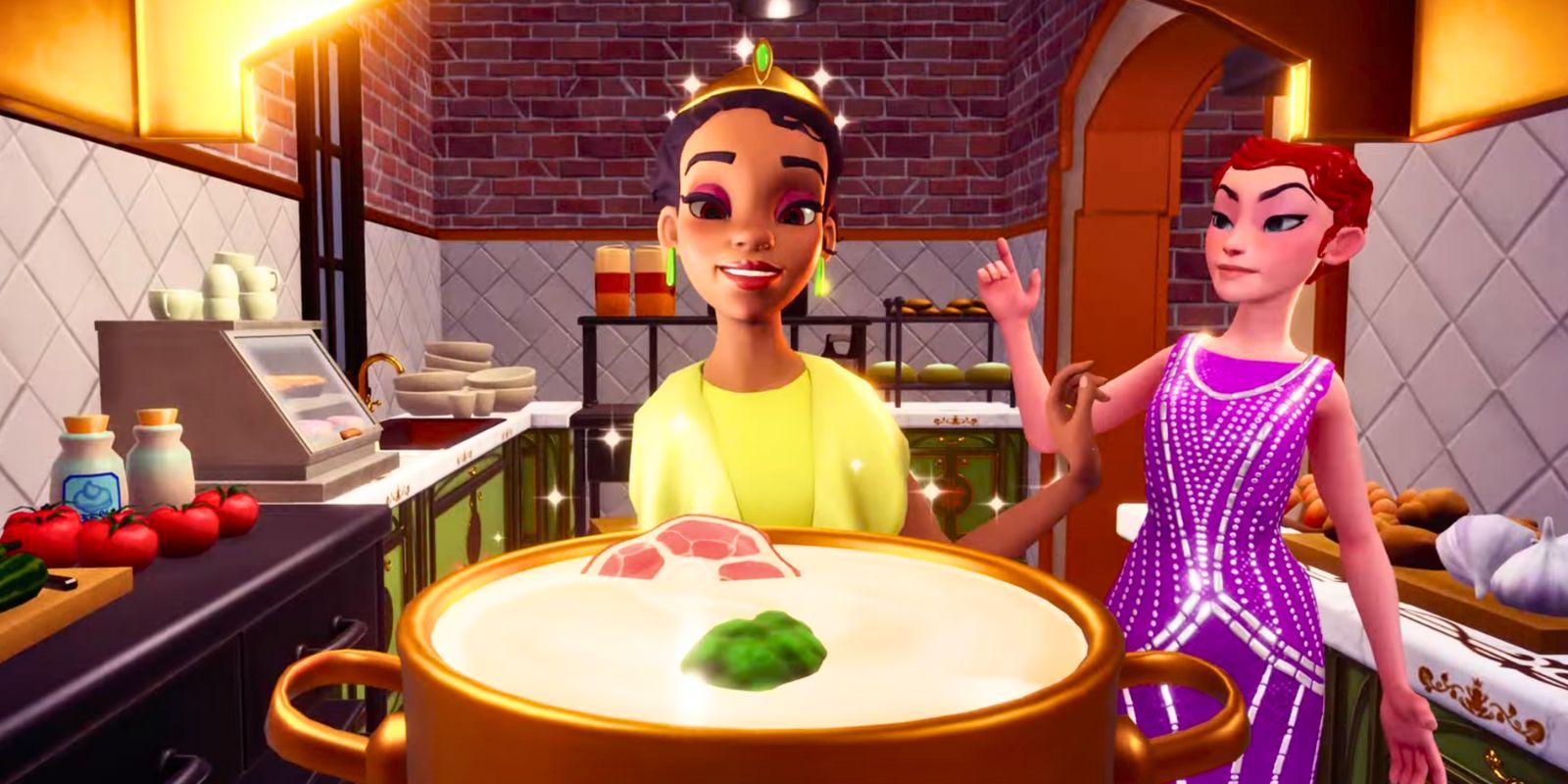 How To Unlock Tiana's Palace & Meal Stall In Disney Dreamlight Valley