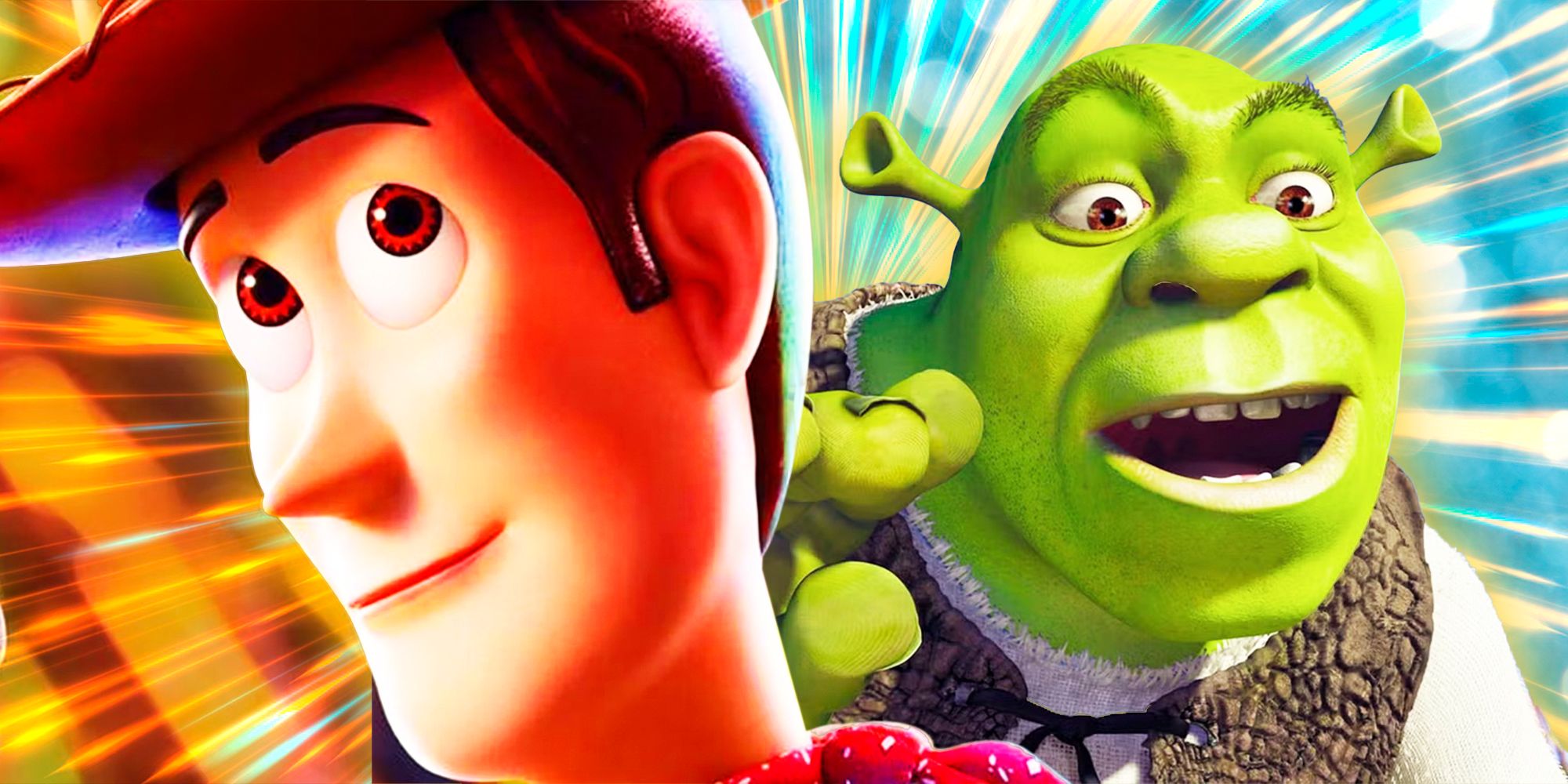 Toy Story and Shrek