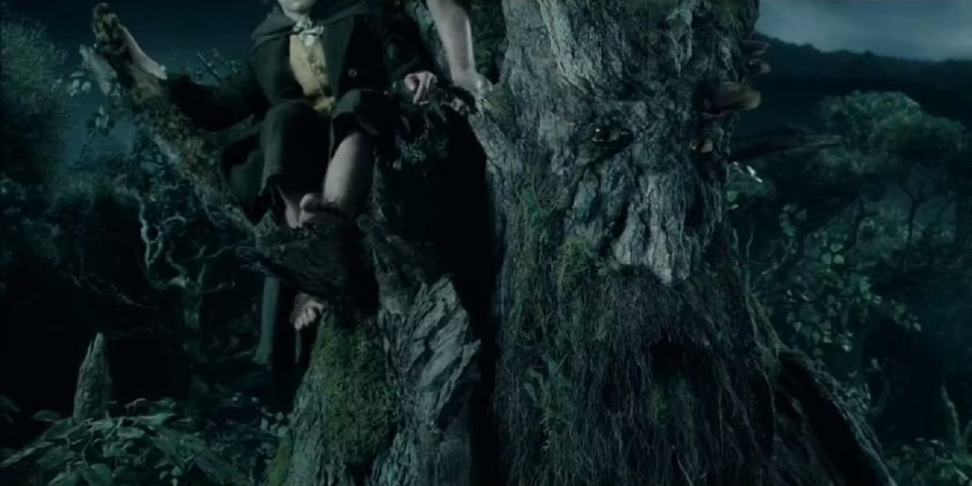 Treebeard and the Hobbits.