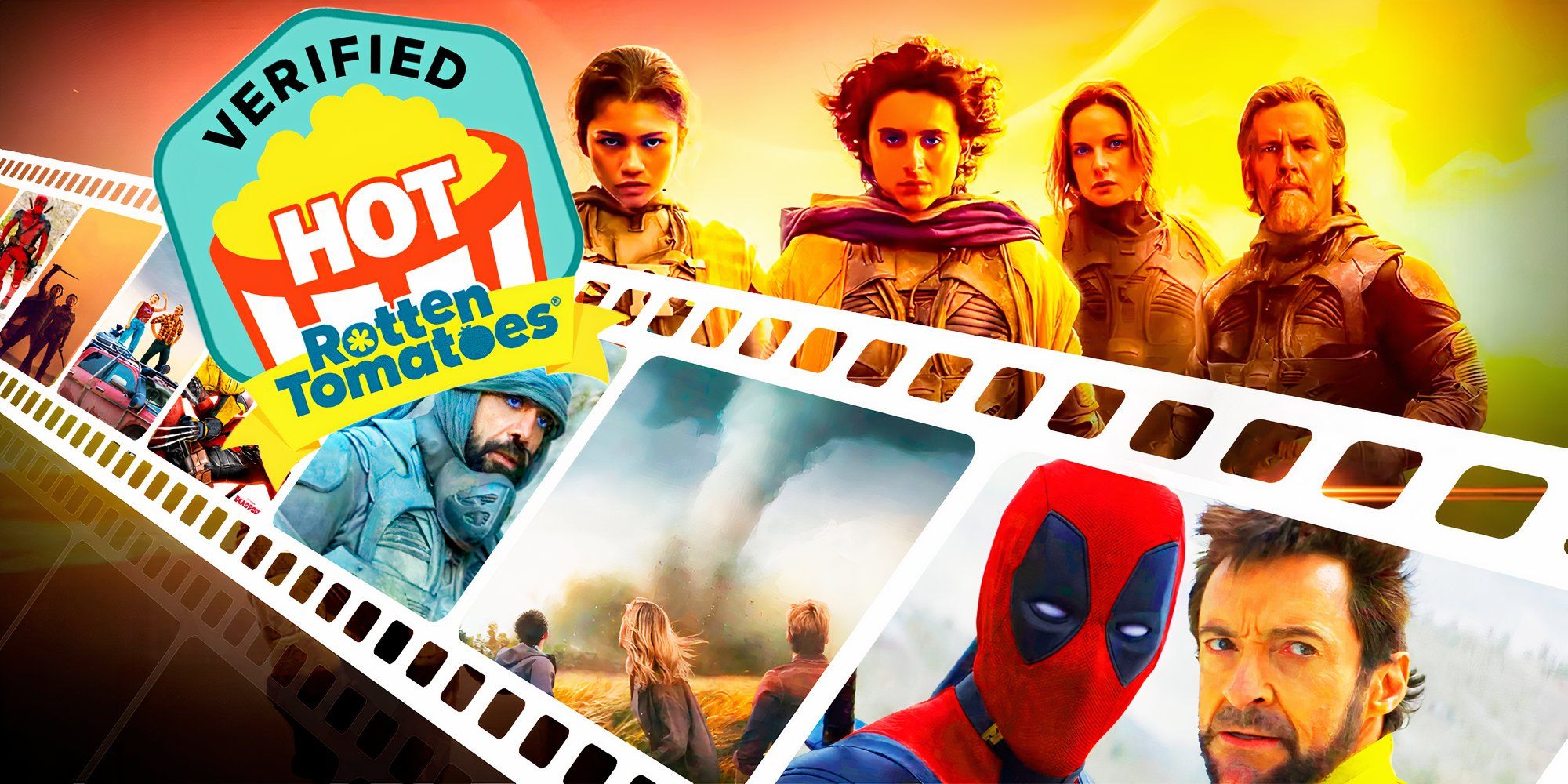 Twisters, Deadpool &amp; Wolverine, and Dune 2 with the new RT Verified Hot badge