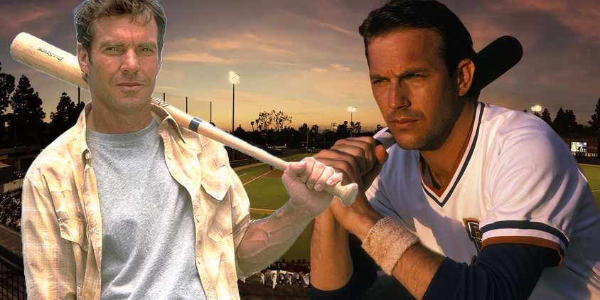 Costner and Quaid in baseball movies