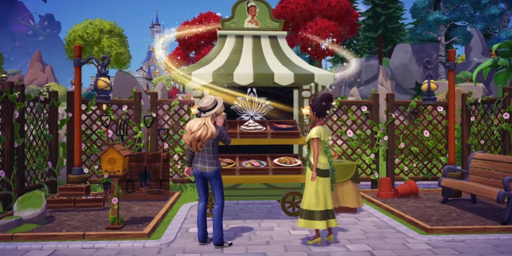 Tiana's Meal Stall in Disney Dreamlight Valley