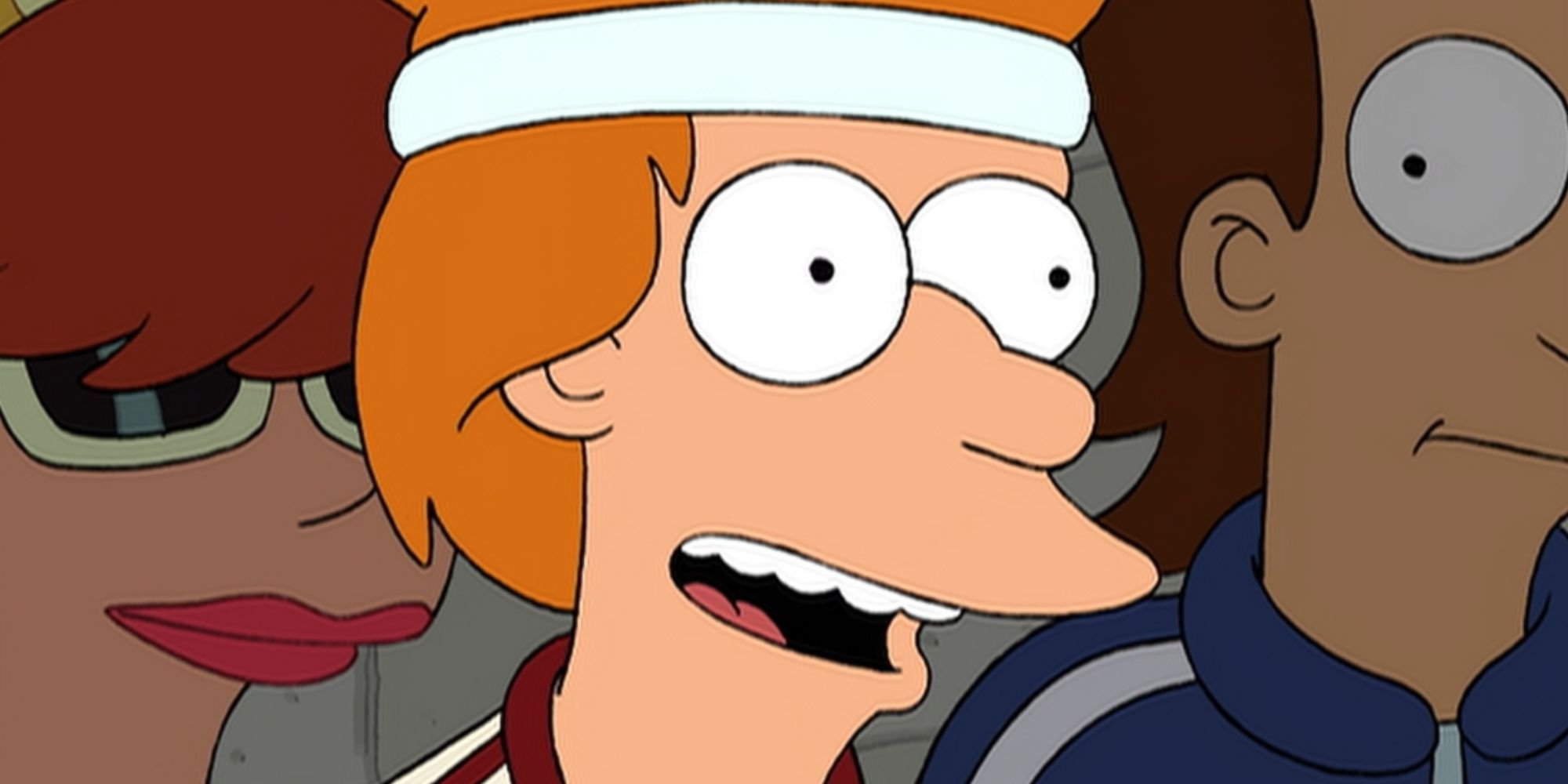 Young Fry smiles in Futurama