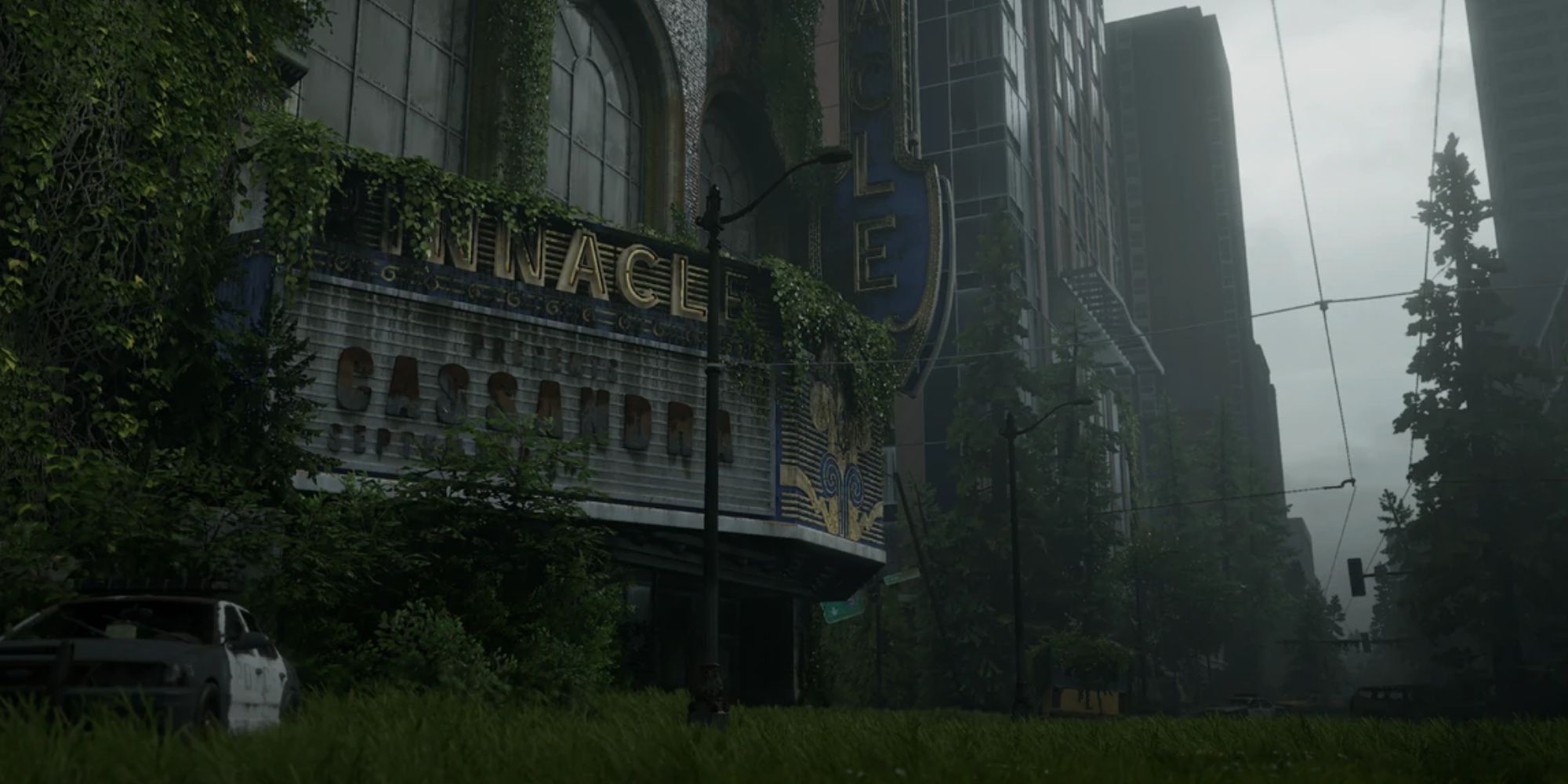 The theater scene from The Last of Us