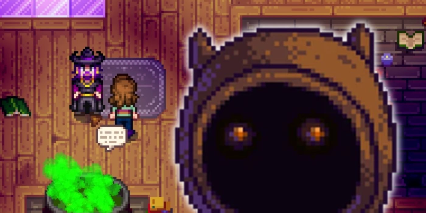 The Dwarf alongside The Wizard in Stardew Valley