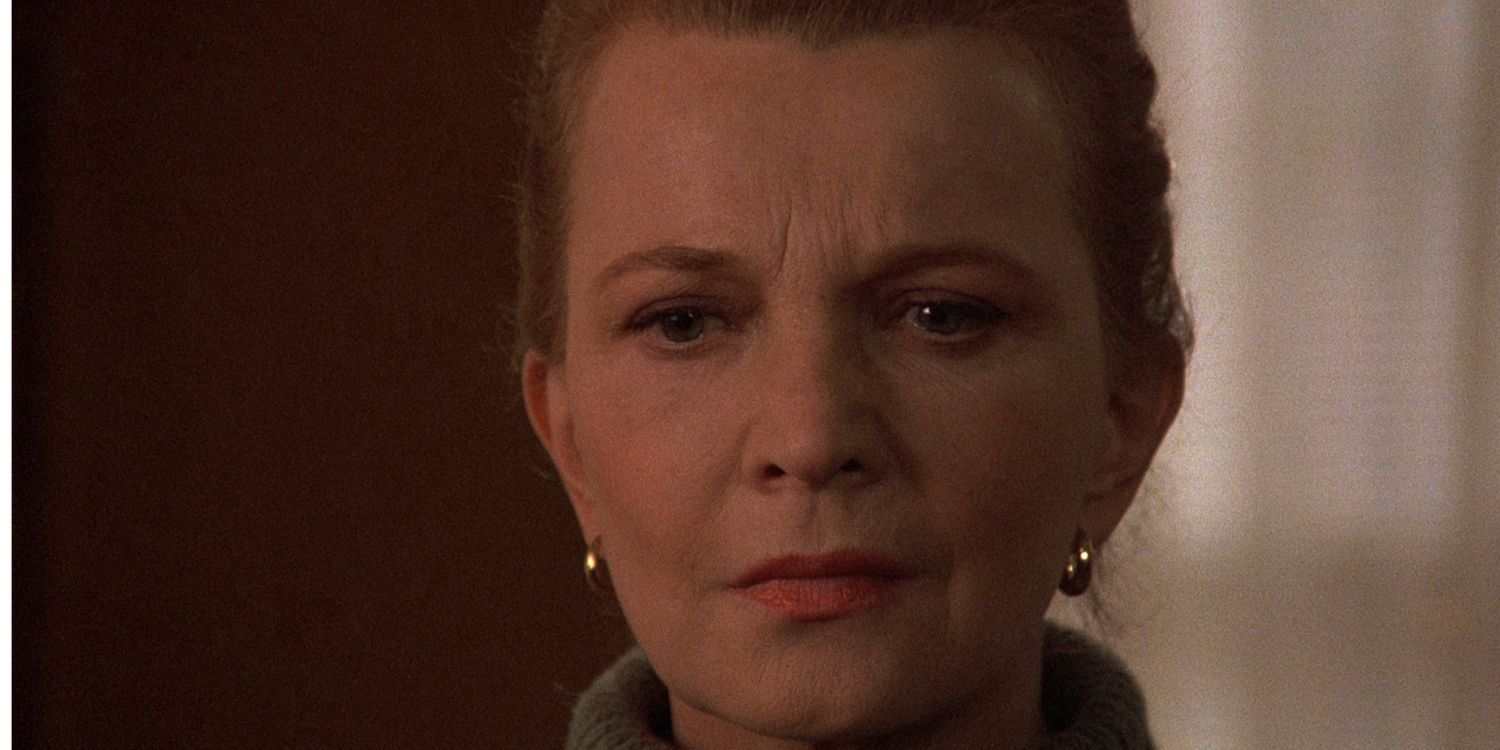 Gena Rowlands looking serious in Another Woman