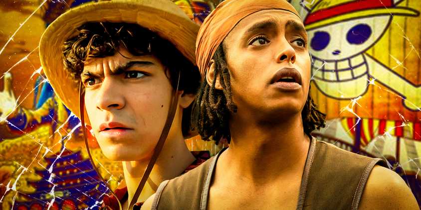 Usopp and Luffy in One Piece live-action