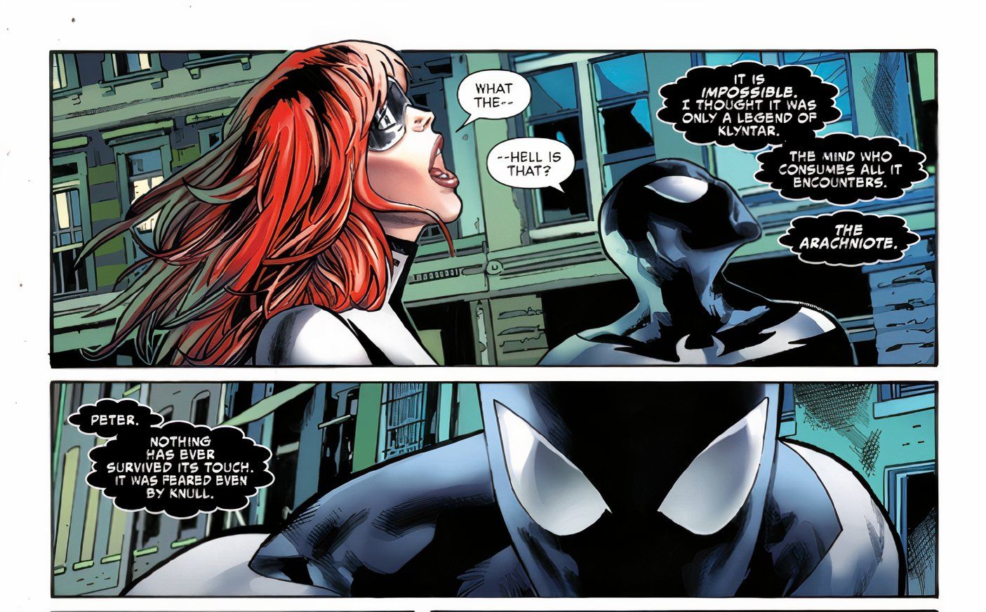 Venom Symbiote explica o Arachiote