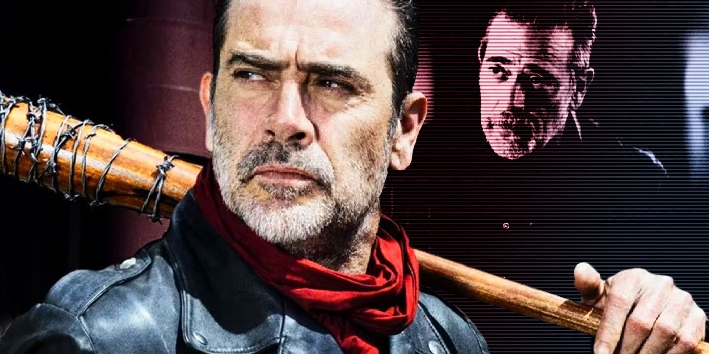 walking dead's negan with lucille the vampire bat