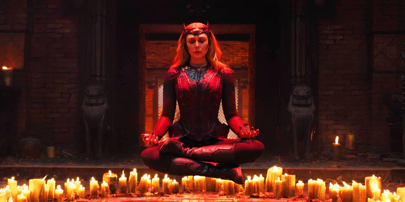 Wanda Maximoff's Scarlet Witch dream-walking in Doctor Strange in the Multiverse of Madness