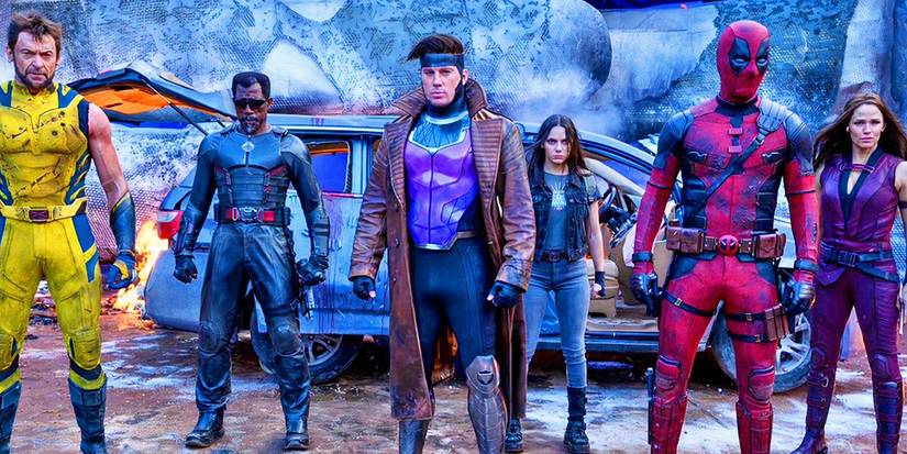 ᴅᴇᴀᴅpool, Wolverine, Blade, X-23, Gambit and Elektra stand and get ready for battle in ᴅᴇᴀᴅpool & Wolverine