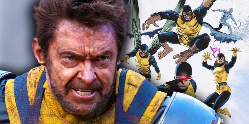 Wolverine in Deadpool in Wolverine with the original X-Men team in Marvel Comics