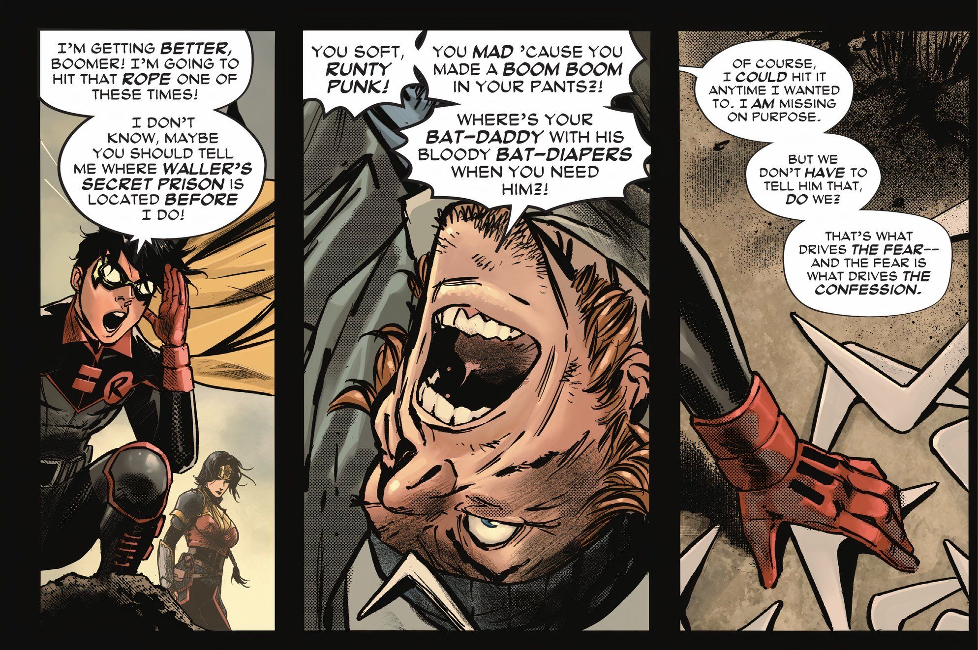 Wonder Woman #12 Robin Camptain Boomerang part 1