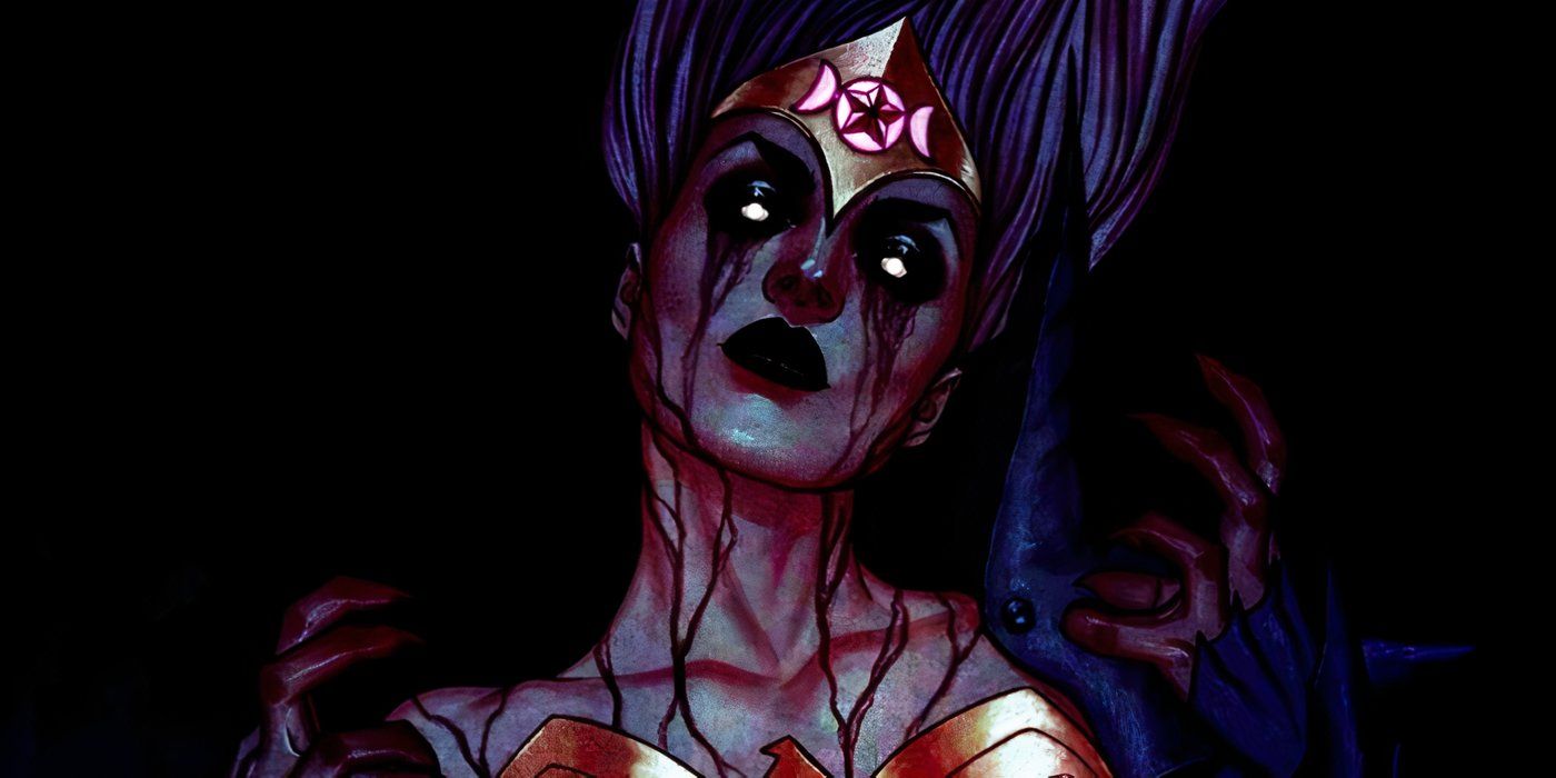 Wonder Woman #57 cover art scary dead
