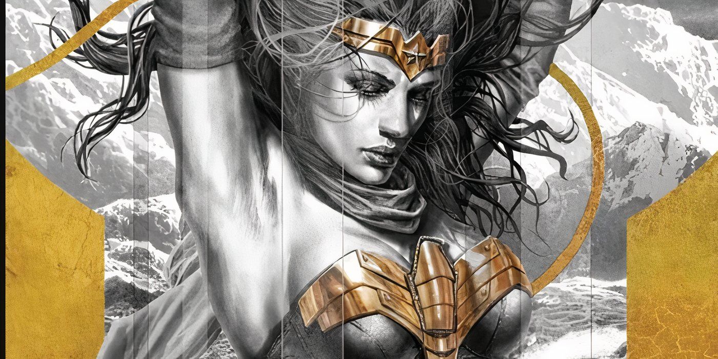 Wonder Woman Black and Gold #6 presenta portada